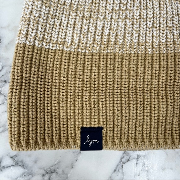 Love Your Melon Khaki Tan Ombré Knit Beanie Hat Retired - Picture 7 of 8